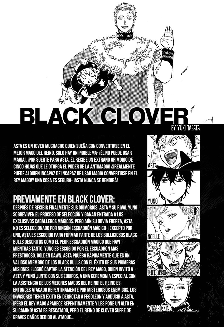Read Black Clover es Manga Online