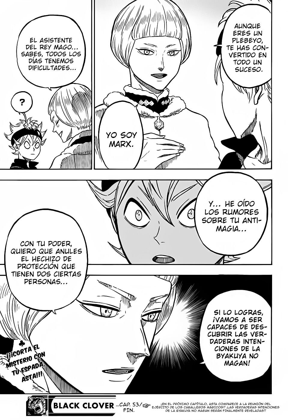 Read Black Clover es Manga Online