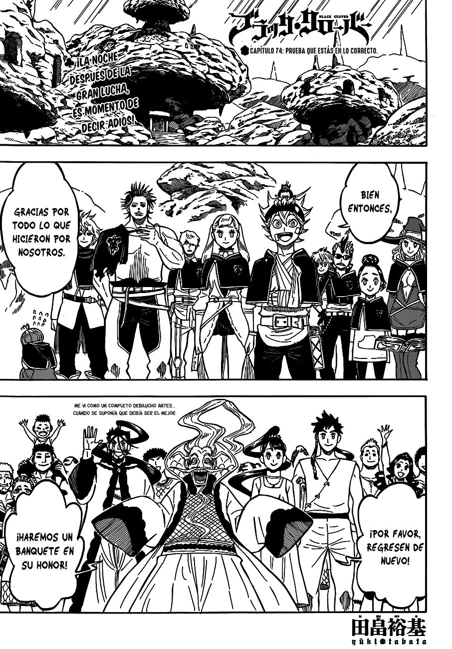 Read Black Clover es Manga Online