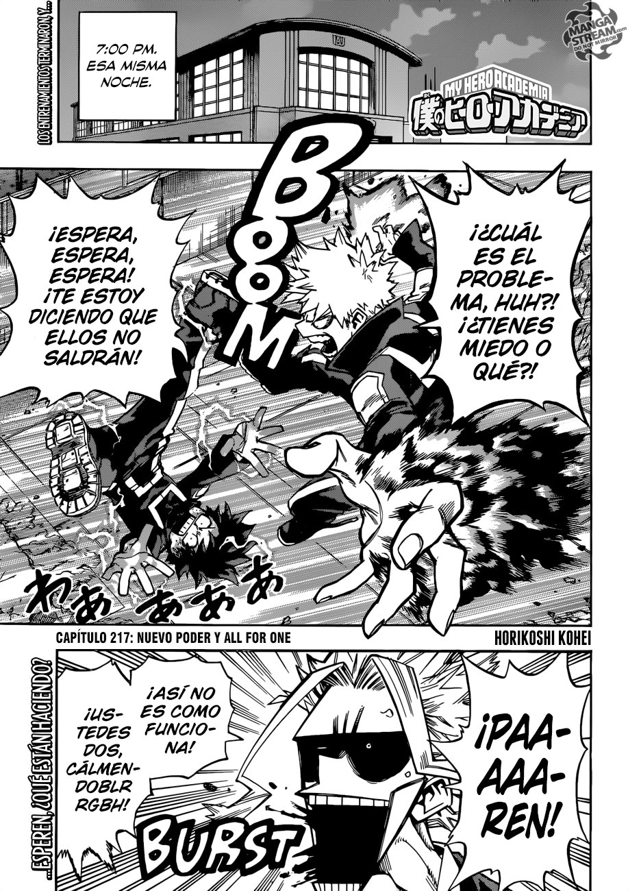 Read Boku no Hero Academia es Manga Online