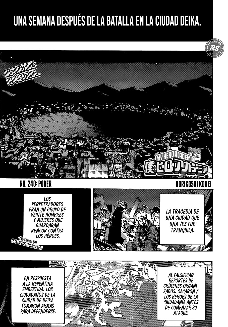 Read Boku no Hero Academia es Manga Online