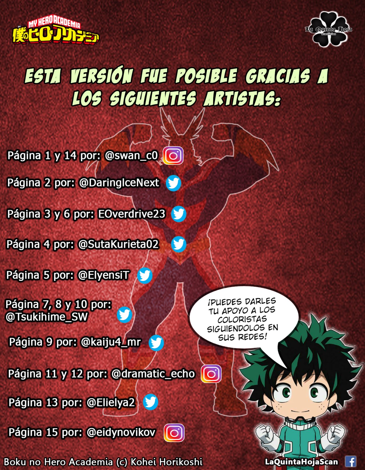 Read Boku no Hero Academia es Manga Online