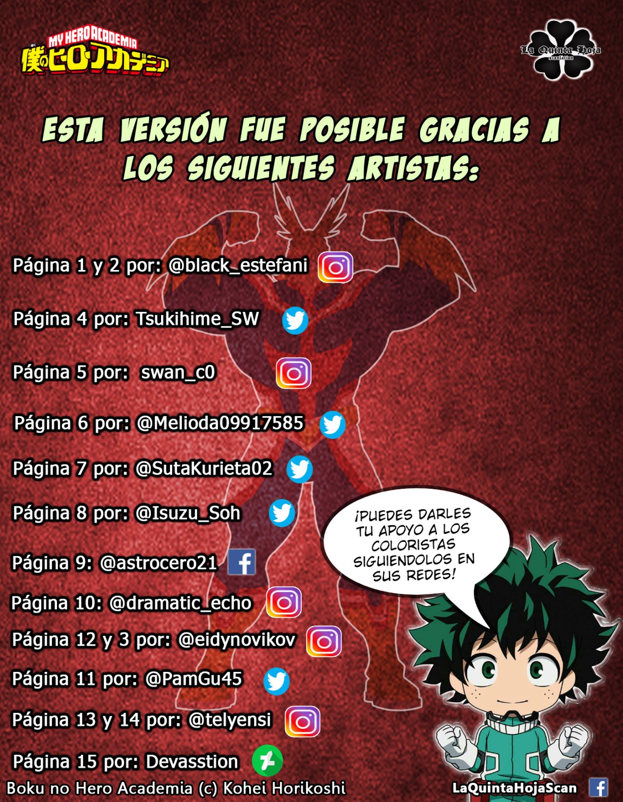 Read Boku no Hero Academia es Manga Online
