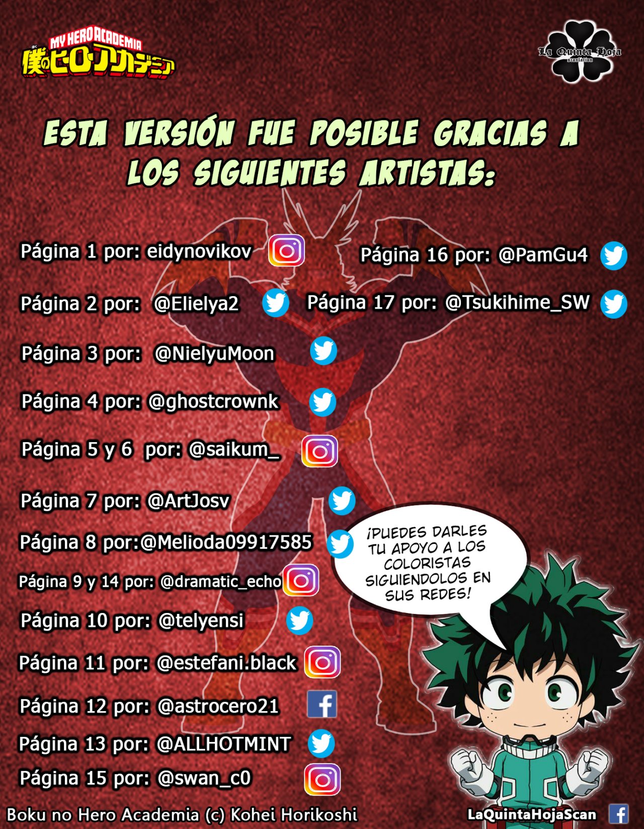 Read Boku no Hero Academia es Manga Online