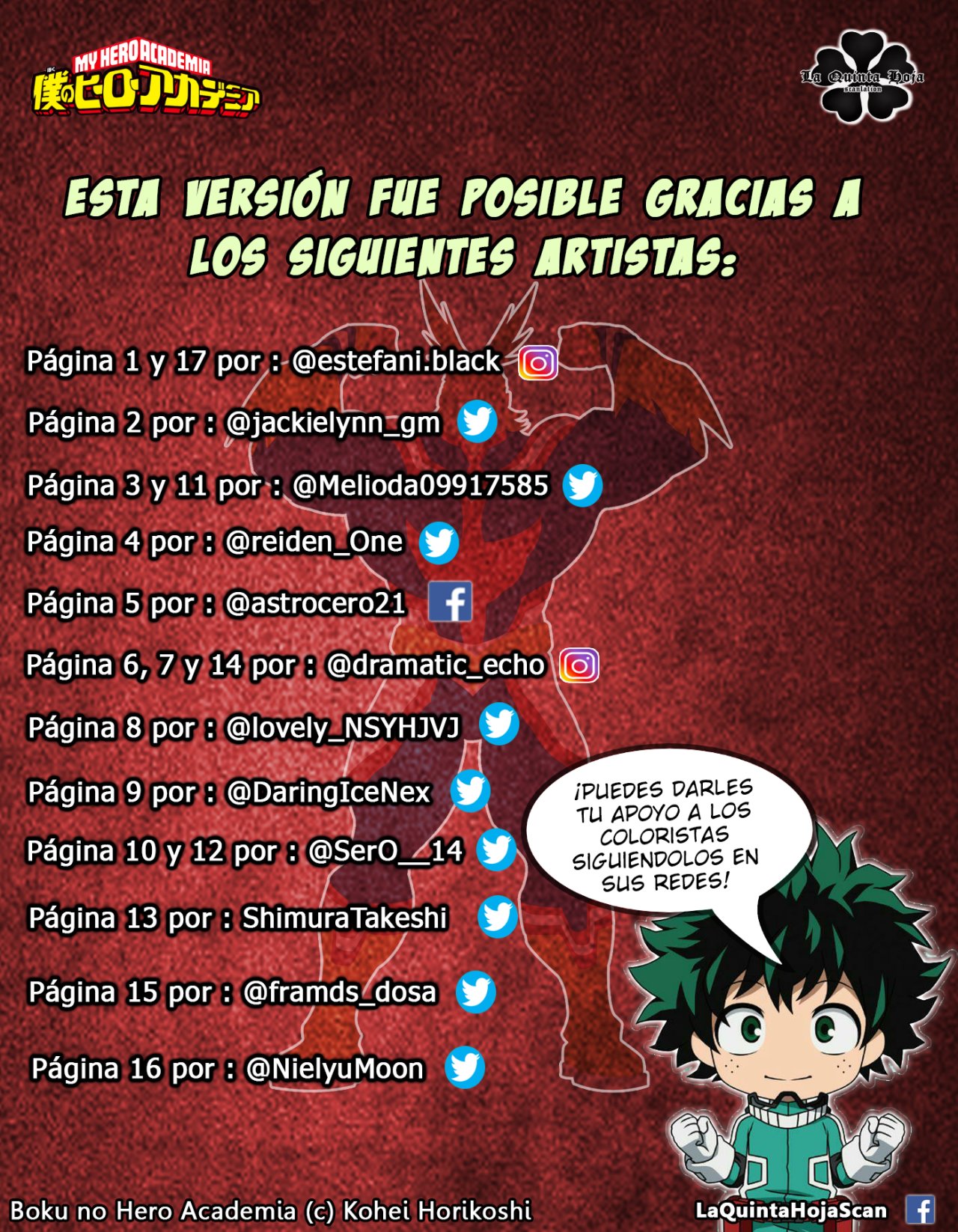 Read Boku no Hero Academia es Manga Online