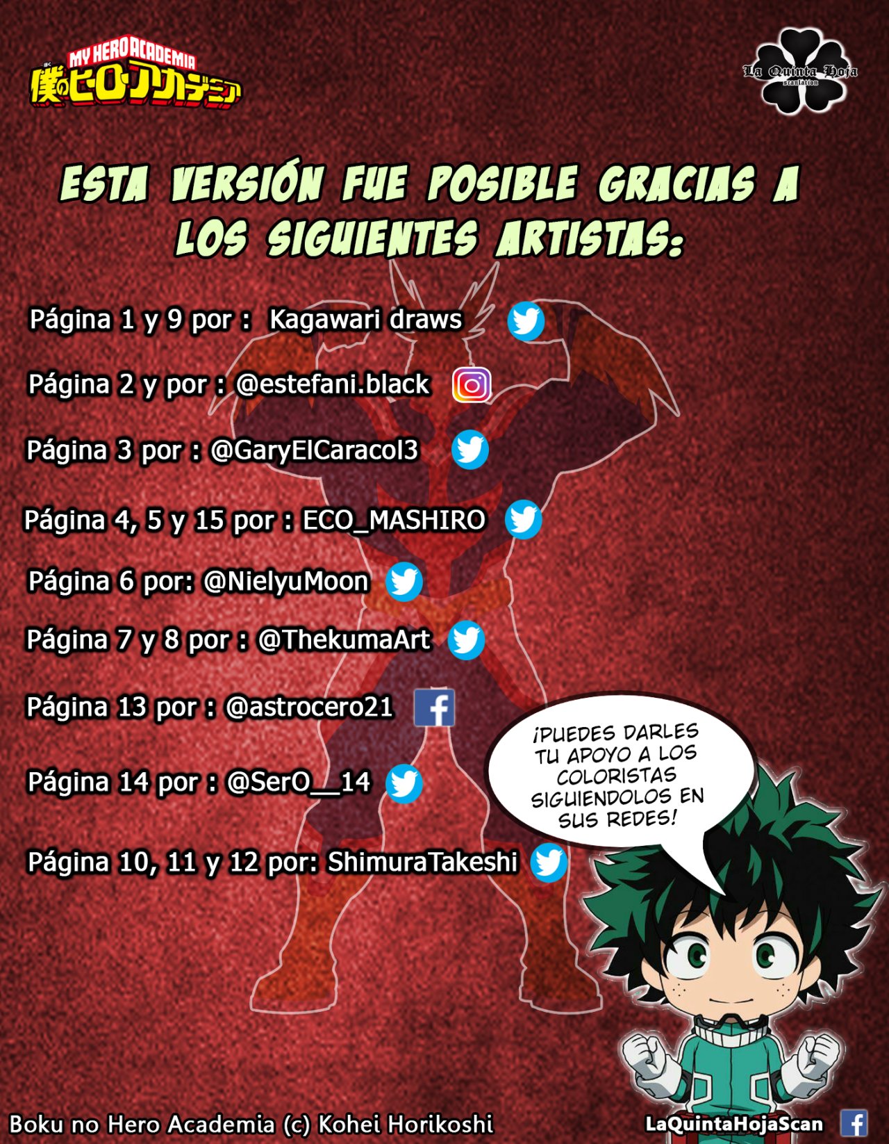 Read Boku no Hero Academia es Manga Online