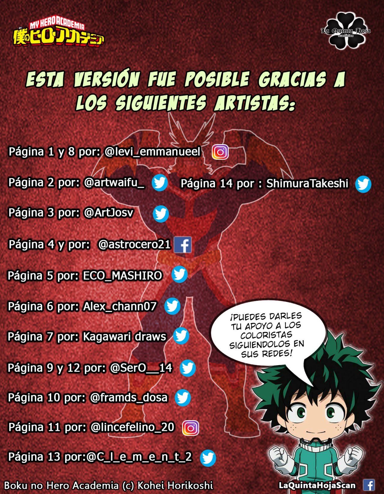 Read Boku no Hero Academia es Manga Online