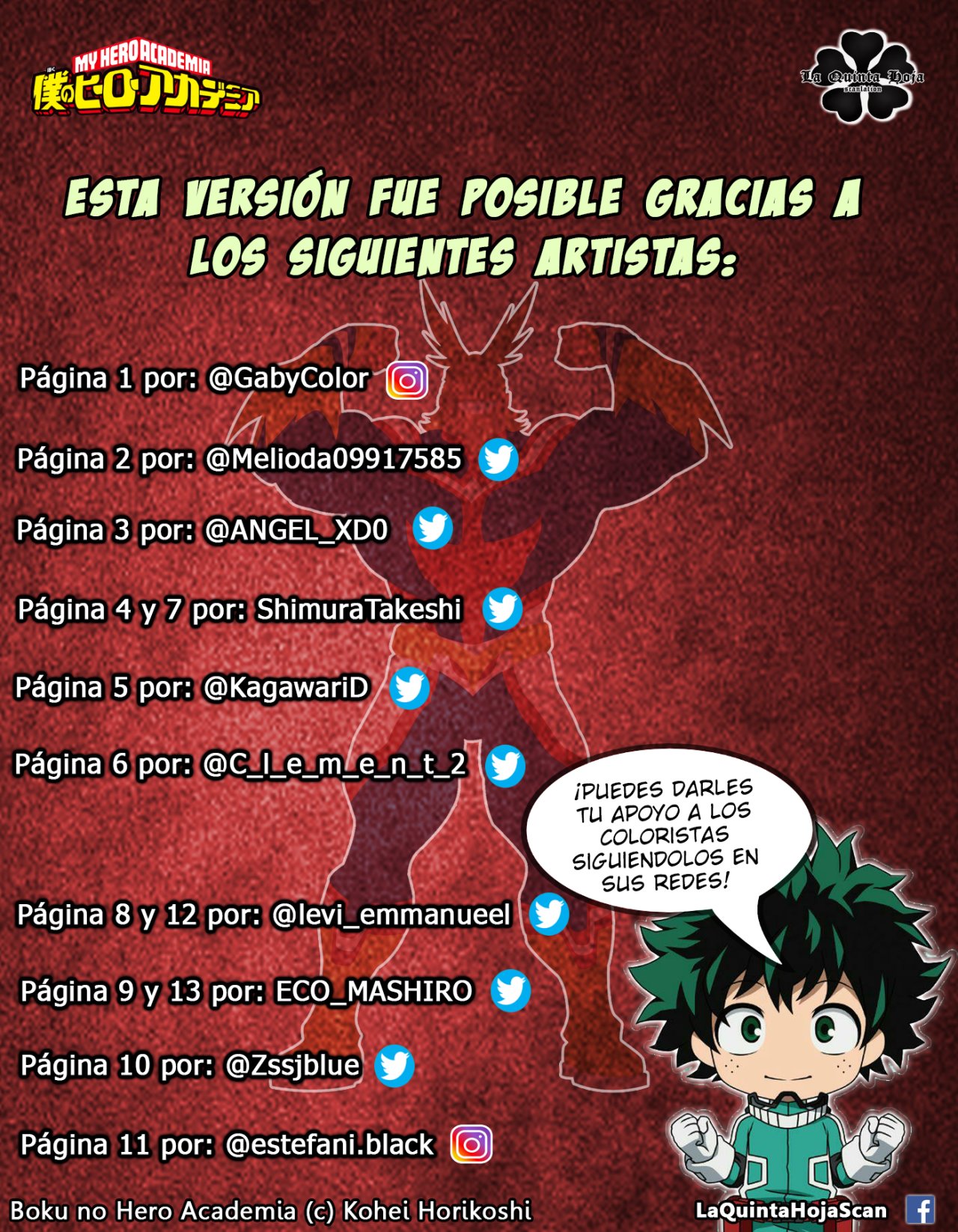 Read Boku no Hero Academia es Manga Online