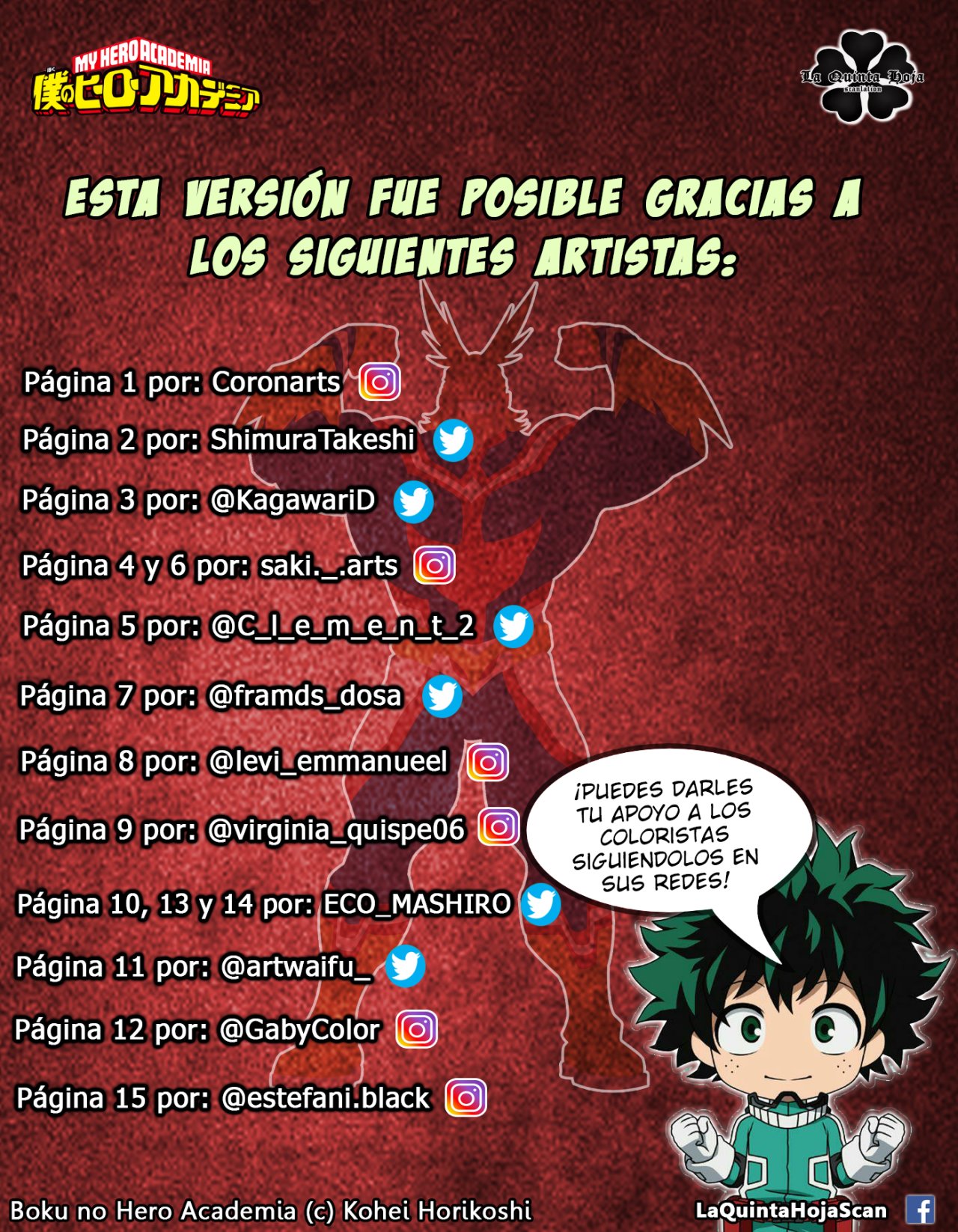 Read Boku no Hero Academia es Manga Online