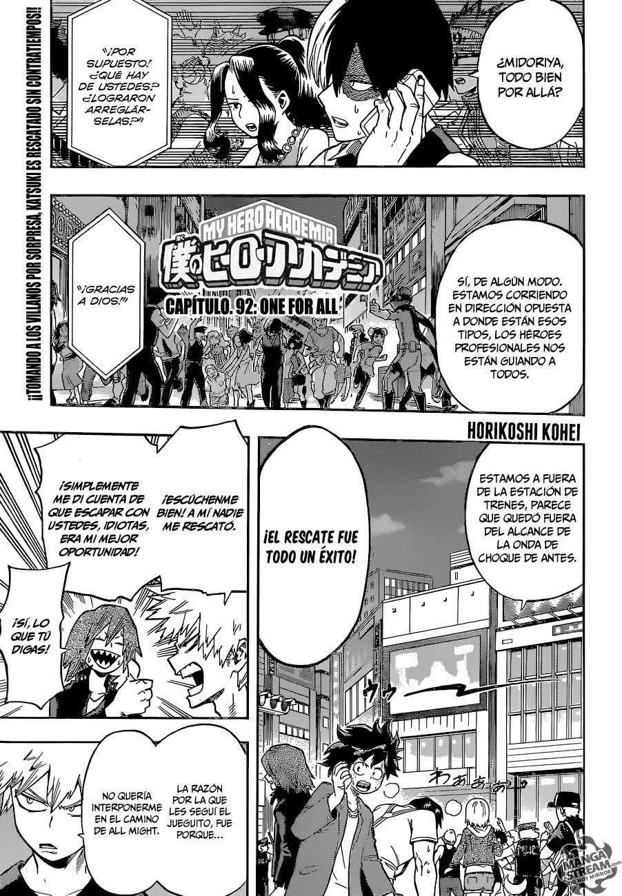 Read Boku no Hero Academia es Manga Online