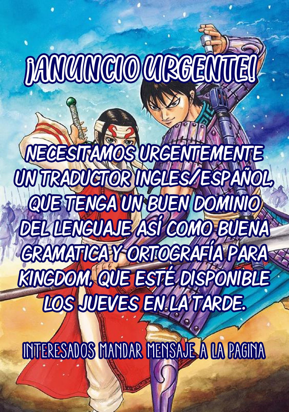 Read Kingdom es Manga Online