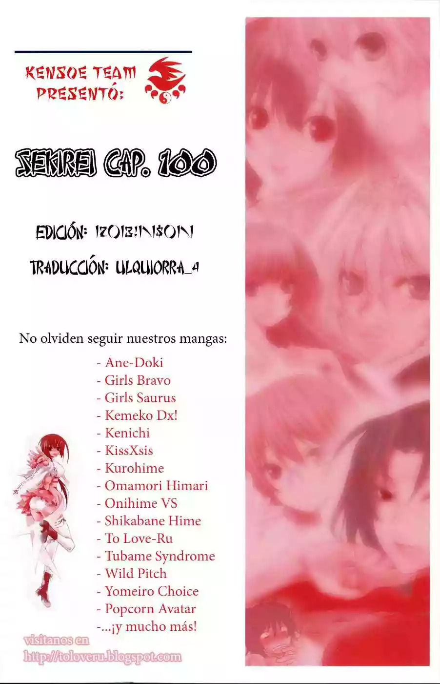 Read Sekirei es Manga Online