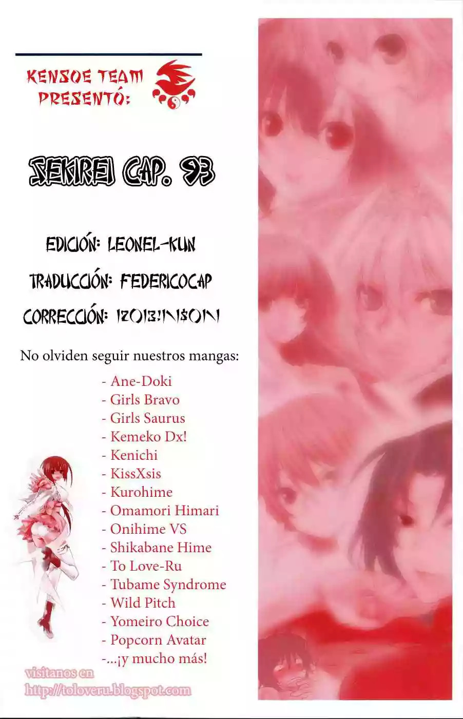 Read Sekirei es Manga Online